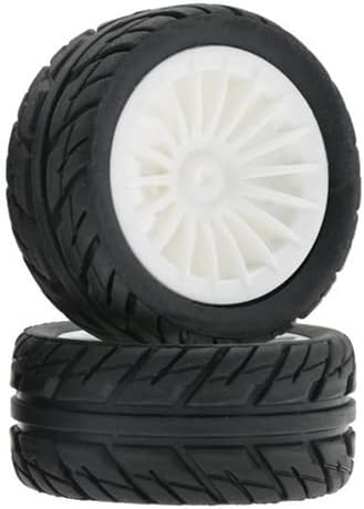 for UDI 1601 1602 SG1603 1604 Drift Remote Control Car UD Drift Series Tires, Modified and Upgraded,Black+White