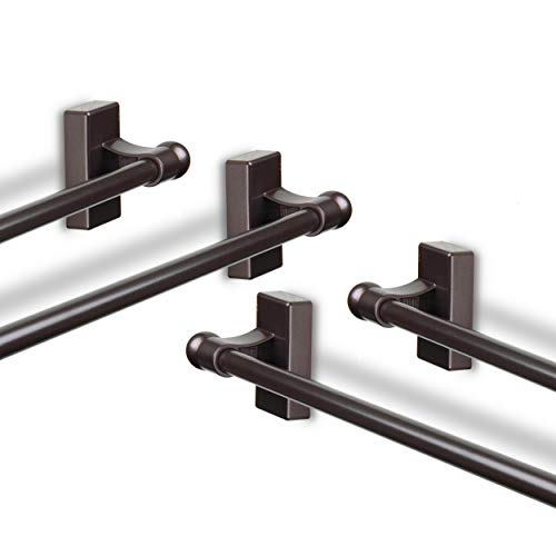 Magnetic Rod 7/16 inch 9-16 inch long - Cocoa (Set of 4)