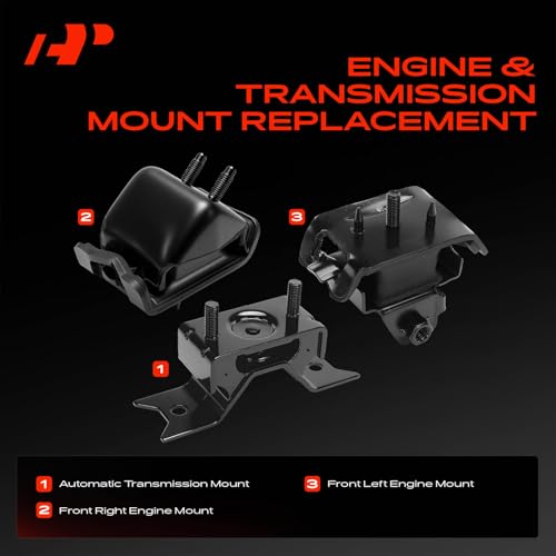 A-Premium 3PCS Engine Motor Mount and Transmission Mount Set Compatible with Ford Explorer 2006-2010, Explorer Sport Trac 2007-2010 & Mercury Mountaineer 2006-2010, Automatic Transmission, RWD by A-Premium - Image 3