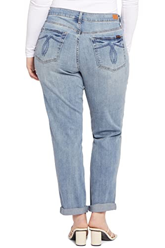 Seven7 Women's Misses High Rise Boyfriend Jean, 8 Blue #TOP1
