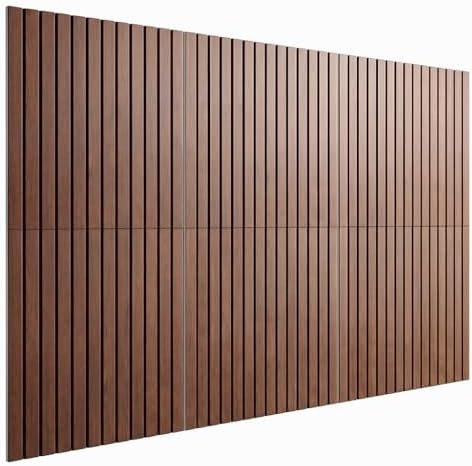ARPEOTCY 6 Pack Square Felt Acoustic Panels for Walls, Brown Soun...