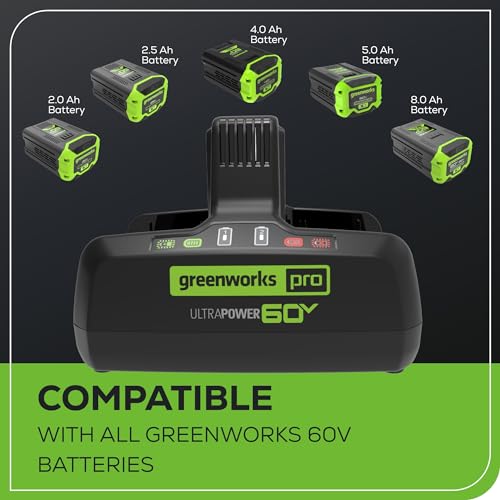 Greenworks Pro 60V 10A Dual Port Rapid Charger by Greenworks - Image 5