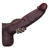 Adult Toys for Women 10.8 Inch Realistic Silicone Dick with Strong Suction Cup for Hands-Free Thrusting Play Gifts for Her XST146
