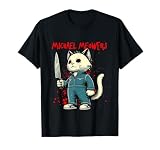 Funny Cat Horror Movies Cute Halloween for Cat Kitty Lovers T-Shirt