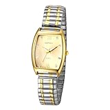 【Analoges Quarzwerk】Hochwertiges Quarzwerk und Batterie. Stellen Sie genaue Zeithaltung zur Verfügung, Perfekte Leistung. Sie können die Zeit einfach und klar mit dem Zifferblatt mit unterschiedlichen Zeigern ablesen. Ziehen Sie die Krone von der Basis weg und drehen Sie sie im Uhrzeigersinn, um die Zeit einzustellen. Einfach die hintere Abdeckung aufheben, um die Batterie zu wechseln.