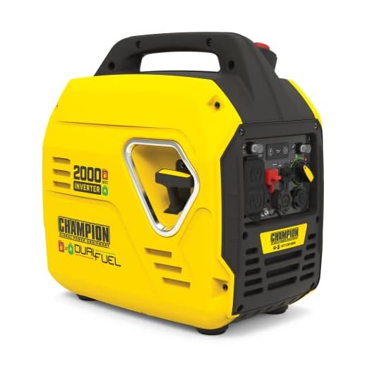 Champion Power Equipment 2000-Watt Dual Fuel Ultralight Portable Inverter Generator with Quiet Technology