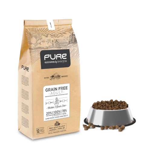 Avantis Pet Pure Grain Free Adult – Futter für Erwachsene Hunde Aller Rassen – 2 kg – 100% vollständiges und ausgewogenes Futter – mit Huhn und Getreide für Hunde mit Intoleranz und Allergie