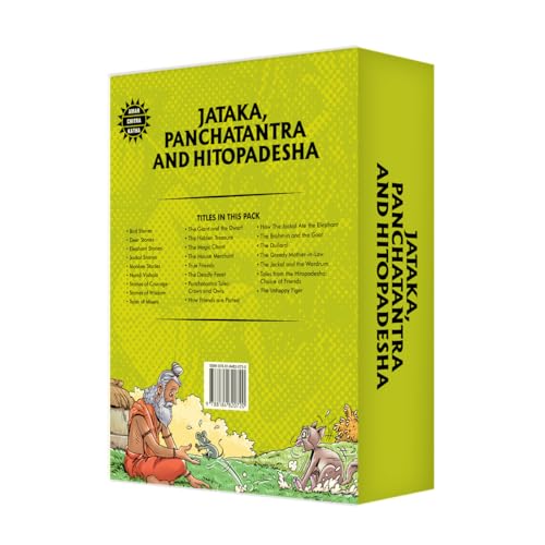 Jataka, Panchatantra, Hitopadesha Collection: 24 Book Set | Indian History, Folktales & Humor | Cultural Stories for Kids & Adults | Illustrated Children's Comic Books | Amar Chitra Katha