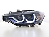 Farbe: schwarz FK Automotive FK Scheinwerfer Set Daylight LED Tagfahrlicht Autoscheinwerfer Frontscheinwerfer schwarz FKSFSBM17025