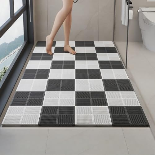 VJR ���͂��}�b�g �x�����_ ���O �I���� 30*30cm ����\�A����~�߁A�r�����ǍD�A�����E�ቷ�ɋ����A�ݒu�ȒP �x�����_�A�e���X�A�����A�y�b�g���[���A�X�ܓ����A�c�t���A�o�X�P�b�g�R�[�g�A�v�[���T�C�h�A�K���[�W�A�뉀�ȂǂɓK�p (�_�[�N�O���[+�z��