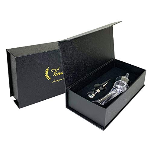 Wijnkaraf, wijnbeluchter met schenktuit, druppelbescherming, design/decanteerator voor wijn, rood/wit/roze/bar/cadeau… - Image 8