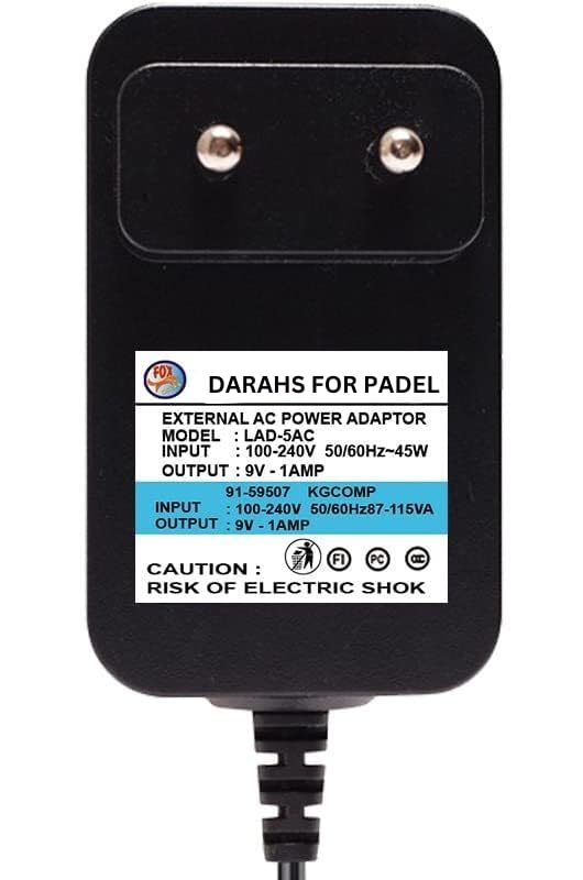 9V Pedal Guitar Power Supply for BOSS ME-80, ME-25, PSA-120S, DS-1, RC-1, RC-3, RC-5, GT-1, DD-3, DD-7, FRV-1, BR-80, BR-800, CE-2W, CE-5, CH-1, TU-3 AC Power Adapter 1.4 m Cable (Pack of 1)