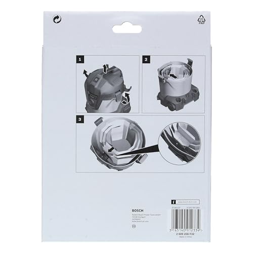 Sacs Filtre Bosch 2609256F32 – Lot de 5 Pour UniversalVac 15 - vue 6