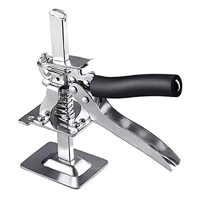 GEOBY Arm Precision Clamping Tool,All-Steel Ceramic Tile Height Adjustment Lifting Device Manual Lifting Positioning Pad High Bricklayer Paving Wall Tile Artifact Tool