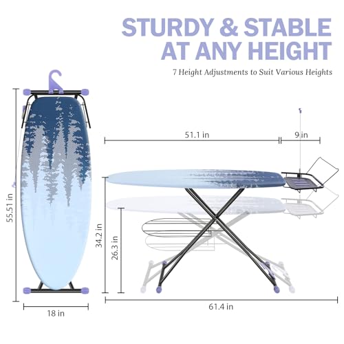 Apexchaser J1851HTZ-P Full Size Ironing Board thumb #1