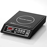 Portable Induction Cooktop, 1800W Induction Hot Plate, Black Countertop Burner 10-Speed Low-Power Continuous Heating With Reservation Function Within 24 Hours