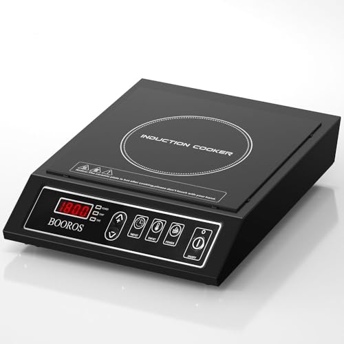 Portable-Induction-Cooktop-1800W-Induction-Hot-Plate-Black-Countertop-Burner-10-Speed-Low-Power-Continuous-Heating-With-Reservation-Function-Within-24-Hours Portable Induction Cooktop, 1800W Induction Hot Plate, Black Countertop Burner 10-Speed Low-Power Continuous Heating With Reservation Function Within 24 Hours - Image 1