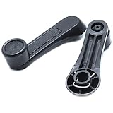AUTUT A Pair Universal Auto Car Black Plastic Window Winders Cranks Handle Lever