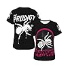 AUIPOTY The Women's Novelty Print T-Shirt Pro&digy Short Sleeve Tee Tops Round Neck Blouse Tshirt for Female Fans Merch Gifts Black #5