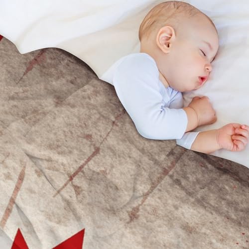 Plaid Canada rétro pour camping et canapé en flanelle douce - 8