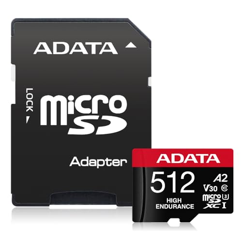 ADATA ϋv 512GB UHS-I U3 V30 A2 NX 10 Micro SDXC[J[h (AUSDX512GUI3V30SHA2-RA1)