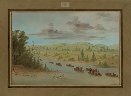 George Catlin Prints Toile de Qualité Supérieure Affiche Arts