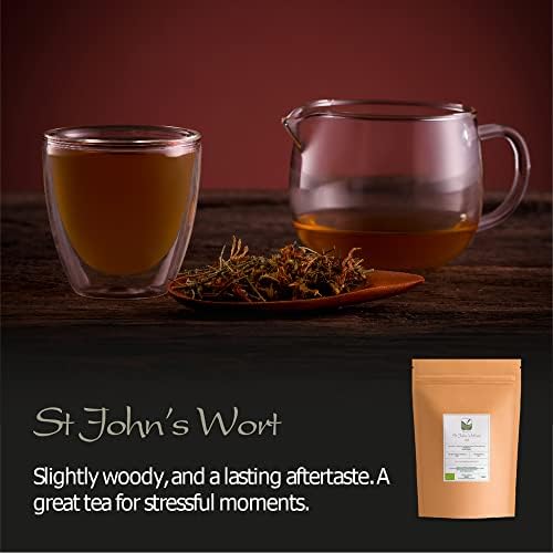 Saint Jhon's Wort Organic Herb - Hypericum Perforatum - St Jhons Wart - Jhon 100g