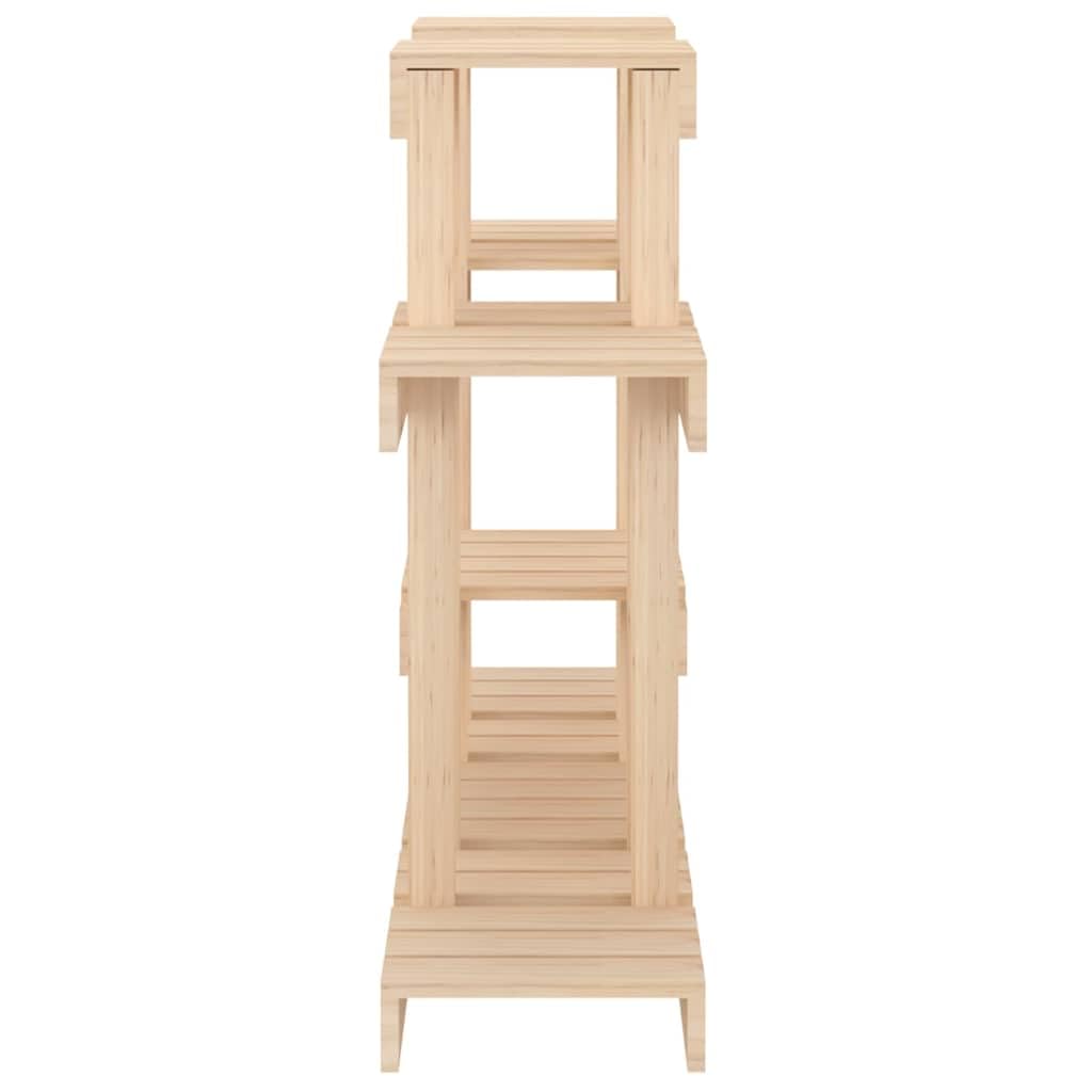 Stojak na rośliny z litego drewna sosnowego 104,5 x 25 x 77,5 cm