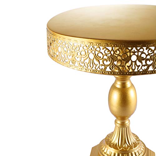 Weharnar Gold Cake Stand Set - 3 Pcs Metal Cupcake Holders For Dessert Table Round Gorgeous Dessert Display Stands Trays Set For Christmas, Wedding, Birthday, Bridal & Baby Shower, Tea Party #TOP6