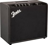 Fender Mustang LT25 Gitarren-Combo-Verstärker, 25W mit 8 Lautsprecher, 30 Presets und USB-Konnektivität, Schwarz