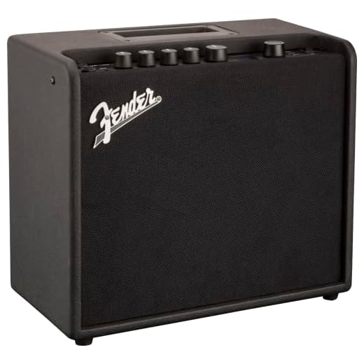 Fender Mustang LT 25, Amplificador Combo para Guitarra Eléctrica, Negro