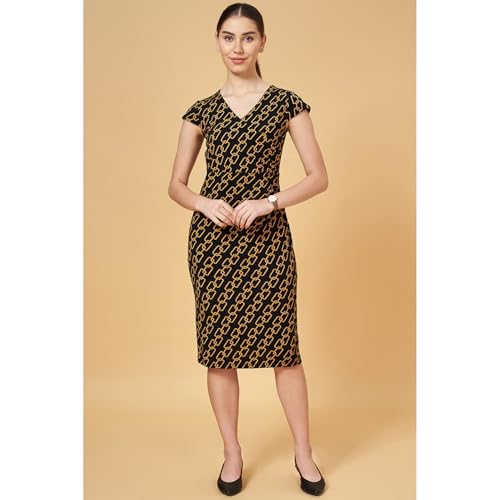 Image of Annabelle Women's Dress | Slim Fit | V Neck | Half Sleeve