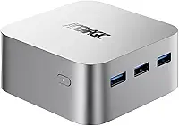 Mini PC T8Plus Processador Intel N95 de 12ª geração, 8GB, 256GB SSD, Windows 11 Pro, Dual HDMI 4K, Wi-Fi 5, Bluetooth 4.2, Ethernet Gigabit, Design Compacto