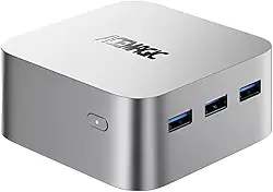 Mini PC T8Plus Processador Intel N95 de 12ª geração, 8GB, 256GB SSD, Windows 11 Pro, Dual HDMI 4K, Wi-Fi 5, Bluetooth 4.2, Ethernet Gigabit, Design Compacto