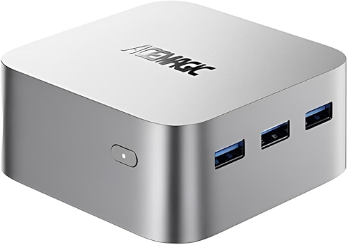 Mini PC T8Plus Processador Intel N95 de 12ª geração, 8GB, 256GB SSD, Windows 11 Pro, Dual HDMI 4K, Wi-Fi 5, Bluetooth 4.2, Ethernet Gigabit, Design Compacto