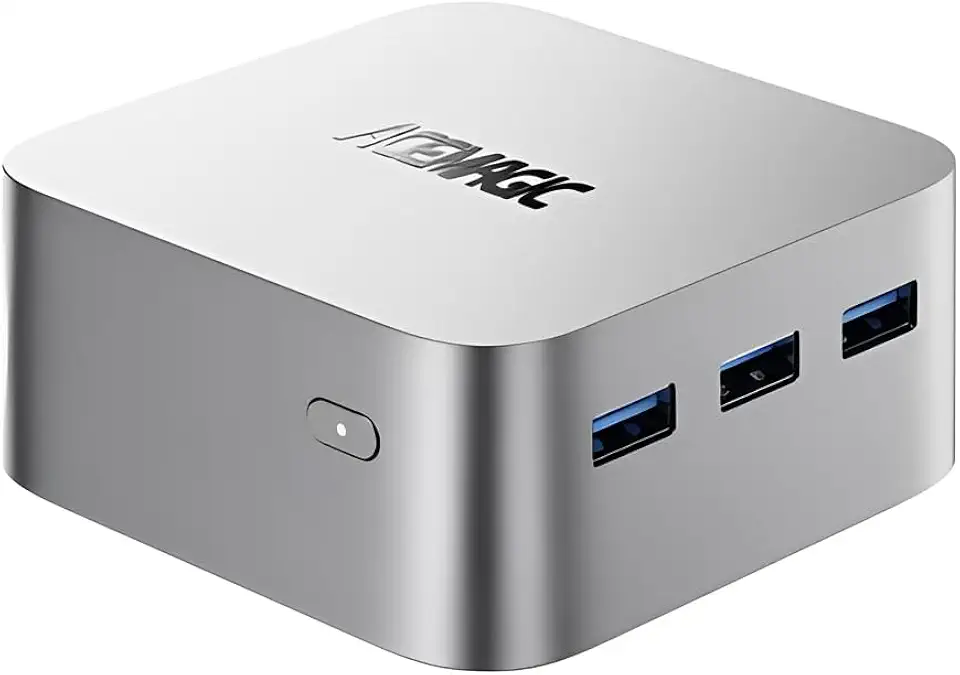 Mini PC T8Plus Processador Intel N95 de 12ª geração, 8GB, 256GB SSD, Windows 11 Pro, Dual HDMI 4K, Wi-Fi 5, Bluetooth 4.2, Ethernet Gigabit, Design Compacto