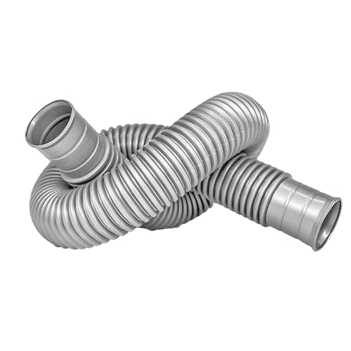Qrity 1 Pièces Tuyau de Vidange D'évier, Tuyau D'évacuation Flexible Universel, Tube Flexible de 450 mm, Cuisine Évier Salle de Bain Sanitaire Drain Connexion