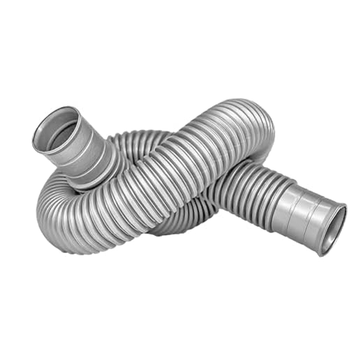 Qrity 1 Piezas Tubo de Drenaje de Lavabo, Tubo de Desagüe Flexible Universal, Tubo de Desagüe de 450 mm, para Desagüe de Lavabo