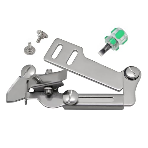 Guía de costura para máquina con tornillo ajustable