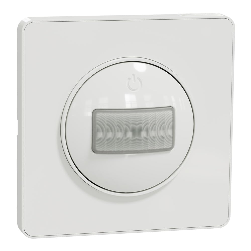 Schneider Electric - Odace, détecteur de présence et de mouvement Blanc, spécial rénovation, 2 fils - S520524