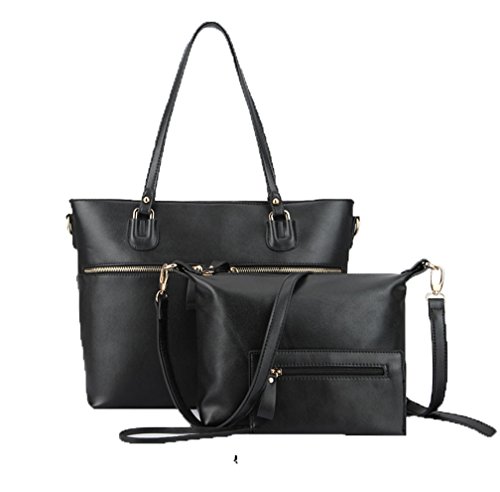 3 pcs Tote Bag Set Office tote bag cross body set