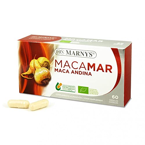 Maca Andina BIO - Energía, vitalidad y deseo en la mujer - Macamar 60 cápsulas vegetales 66 g Cover