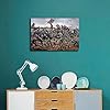 Battle of Fredericksburg Confederate Civil War Poster Canvas Print Painting Picture Wall Art Home Hallway Bedroom Living Room Decor (unframe,8x12 inch) #3