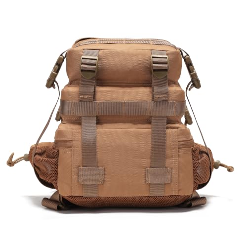 Image of 9L Mini Backpack for Men and Women, Small Backpack for Gym Hiking Travel Sports Running (20l-Brown)