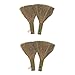 YARNOW 4 Pcs Small Broom Clean Car Accessories Playset Accessories Heavy Duty Desk Table Broom Palm Cleaning Broom Craft Broom Toy Removing Broom Desktop Broom Natural Broom Toy