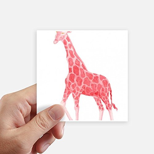 Sticker carré girafe Iucn DIYthinker résistant pour masquer rayures valise - 2