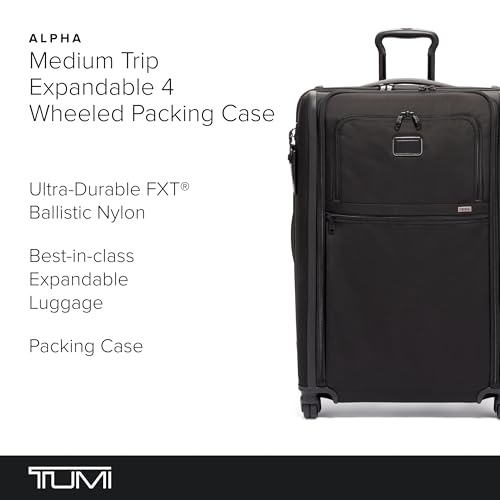 TUMI - Alpha Medium Trip Expandable 4-Wheeled Packing Case - Professional Travel Rolling Luggage2