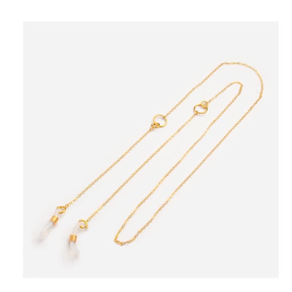 Catena for Occhiali Donna Anti-Perdita Confezione Non Sbiadita Catena for Occhiali in Oro Catena for Occhiali con Cordino Femminile Catena Antiscivolo