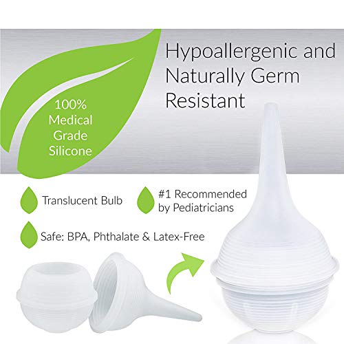 Innovo Silicone Baby Nasal Aspirator and Ear Syringe Bulb