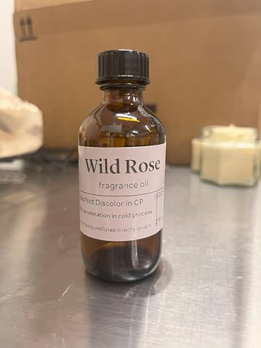 Image of Bramble Berry Wild Rose Fragrance Oil 2 oz | Classic Romantic Floral Scent for Soap Making, Candles, Lotion, Bath Bombs & Perfume | Skin Safe, Vegan, Paraben & Phthalate Free